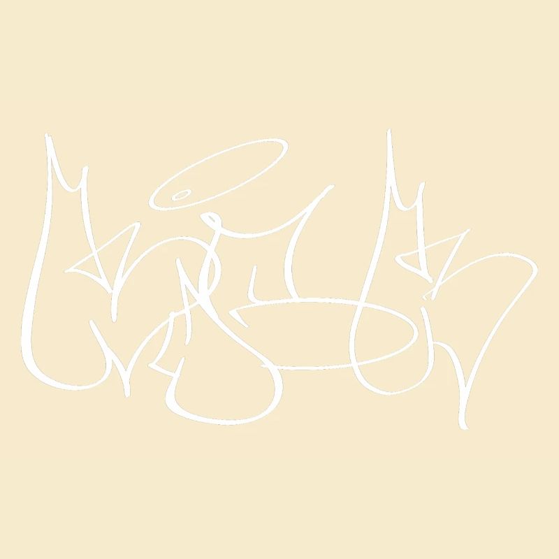 KICK Inspired by classic throw-up graffiti styles 