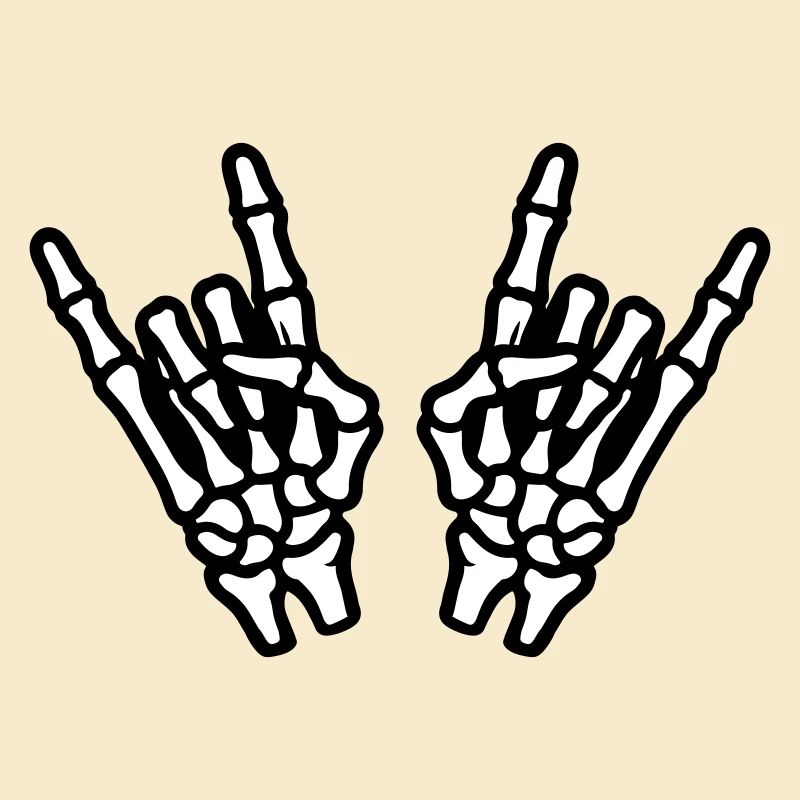 Hand Party Skeleton