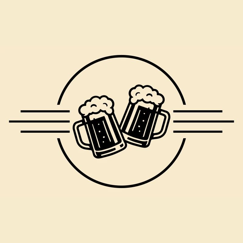 Bier Anstoßen Bierkrug