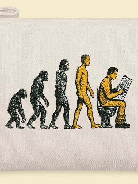Evolution zum Klo-Mann Grunge Lustig