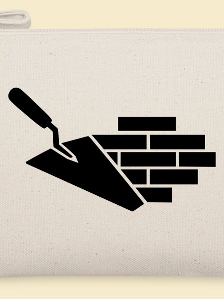 Maurer Logo mit Kelle & Ziegel