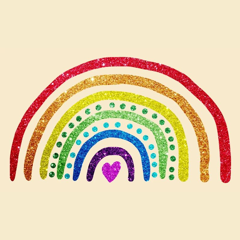 Regenbogen-Glitzer