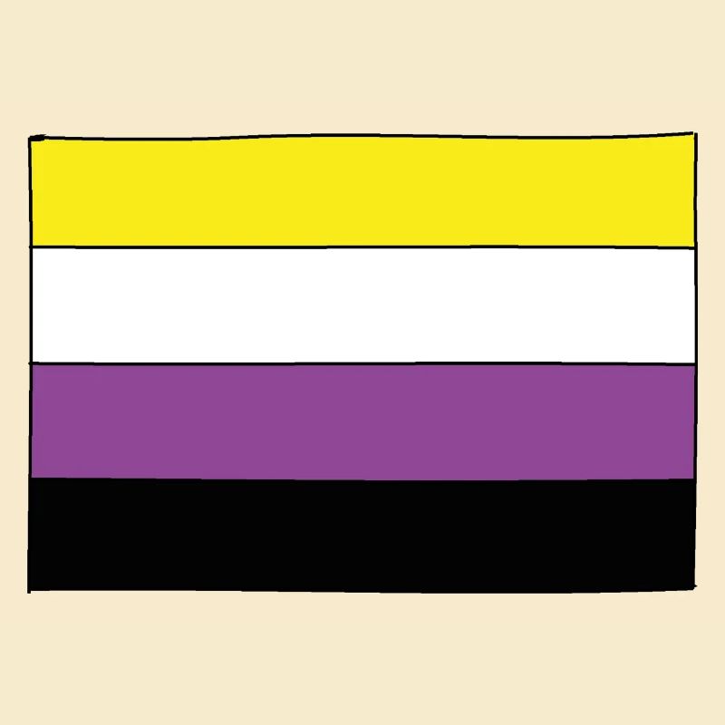 Nonbinary Flagge