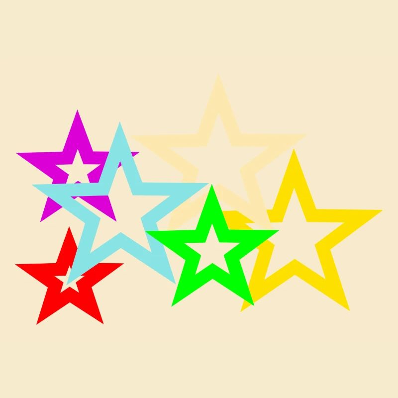 bunte Sterne