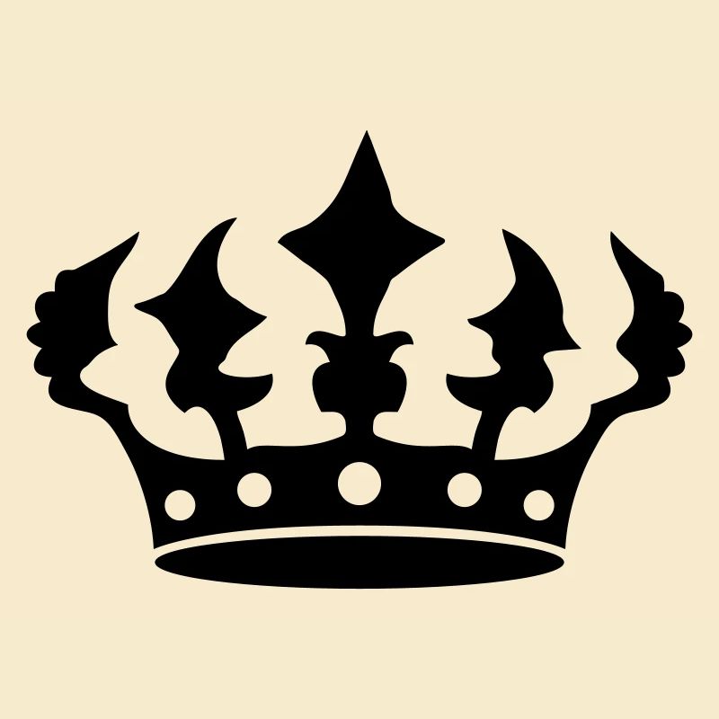 Gezackte Krone Design