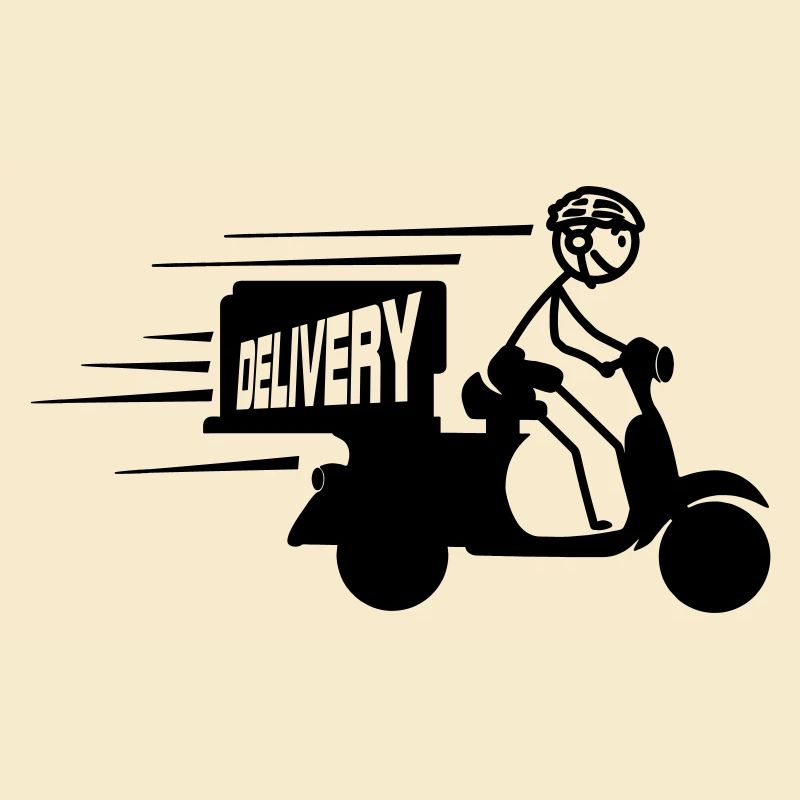 Scooter-Paket oder SMS-Lieferung