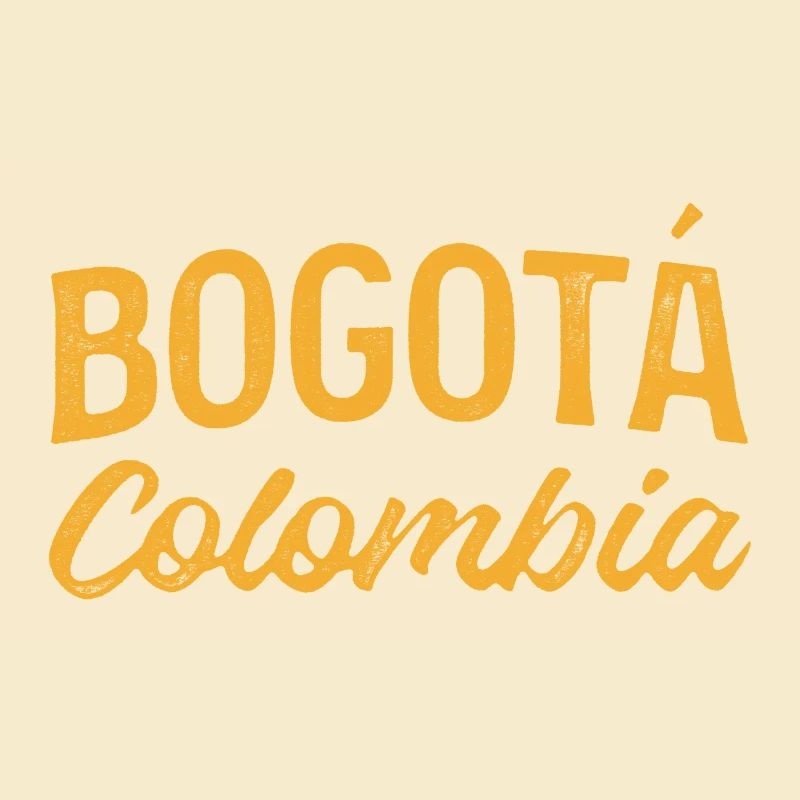 Bogotá Kolumbien Script-Logo