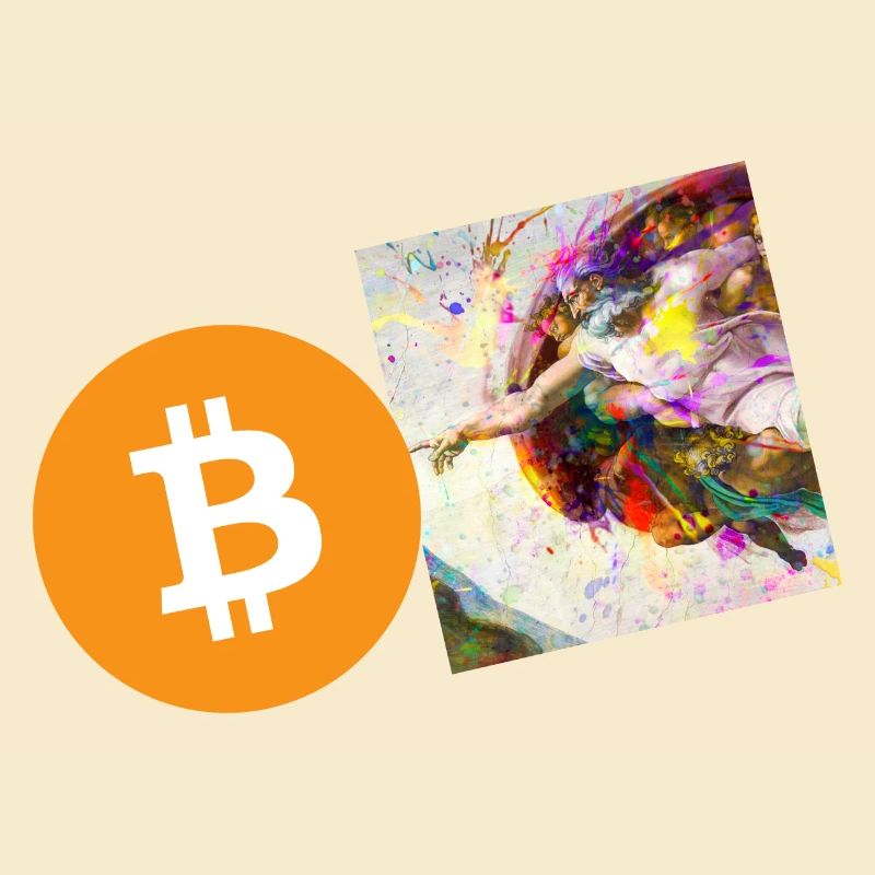 Crypto Creation Hand 6 Bitcoin BTC
