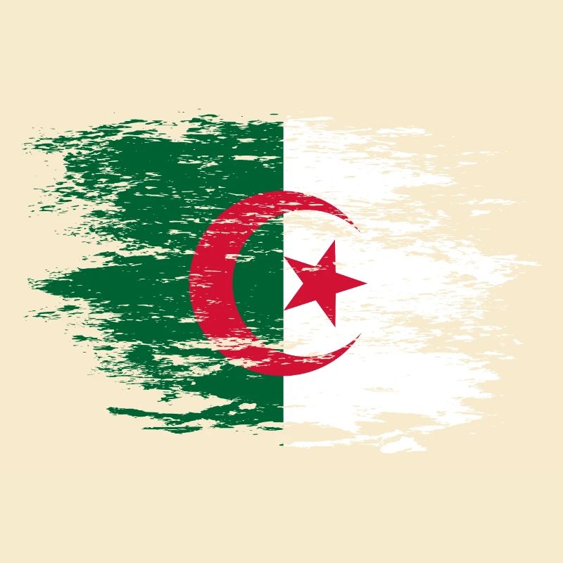 Drapeau de l’Algérie utilisé
