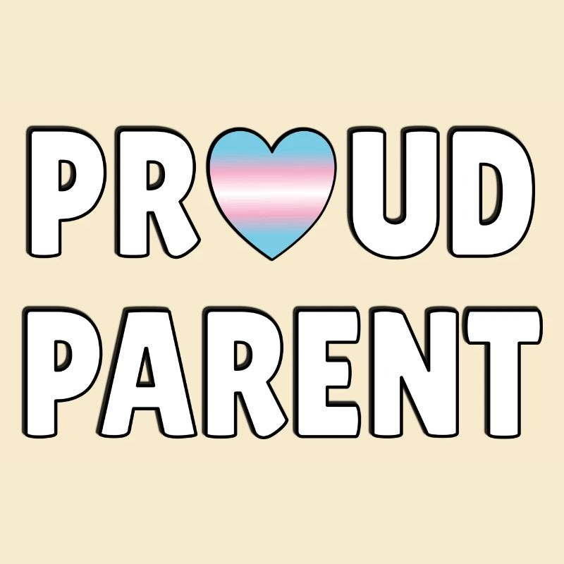 Stolze Eltern - Trans Flag