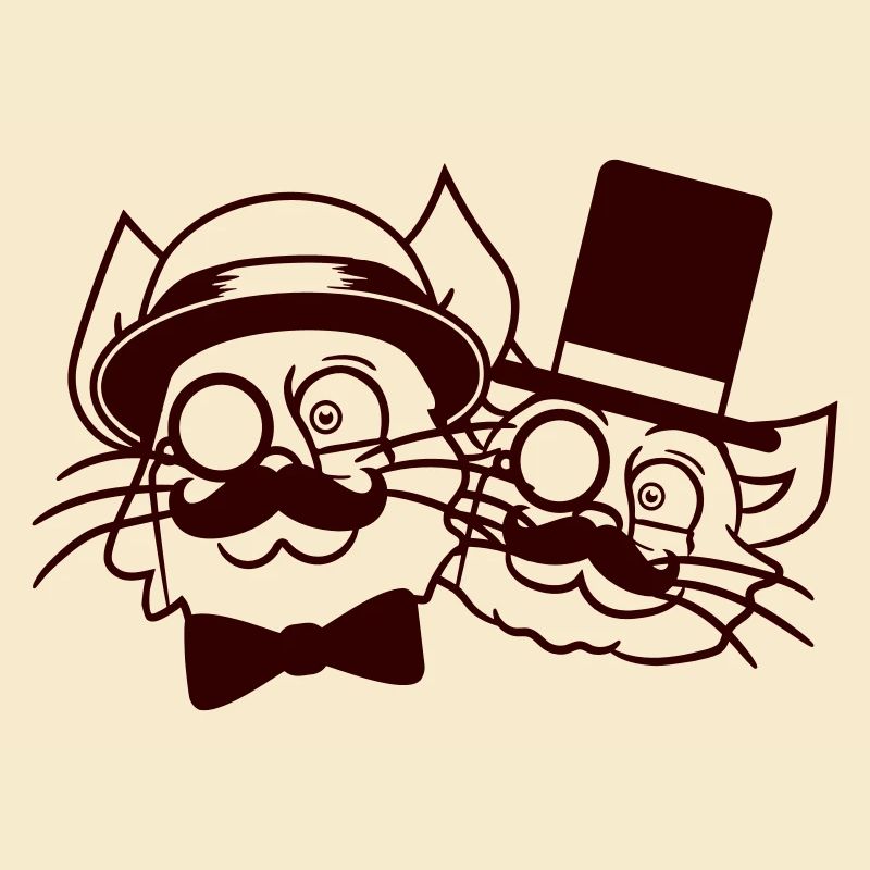 2 Sir Cats Mr. Cylinder Two Monocle Team Rich