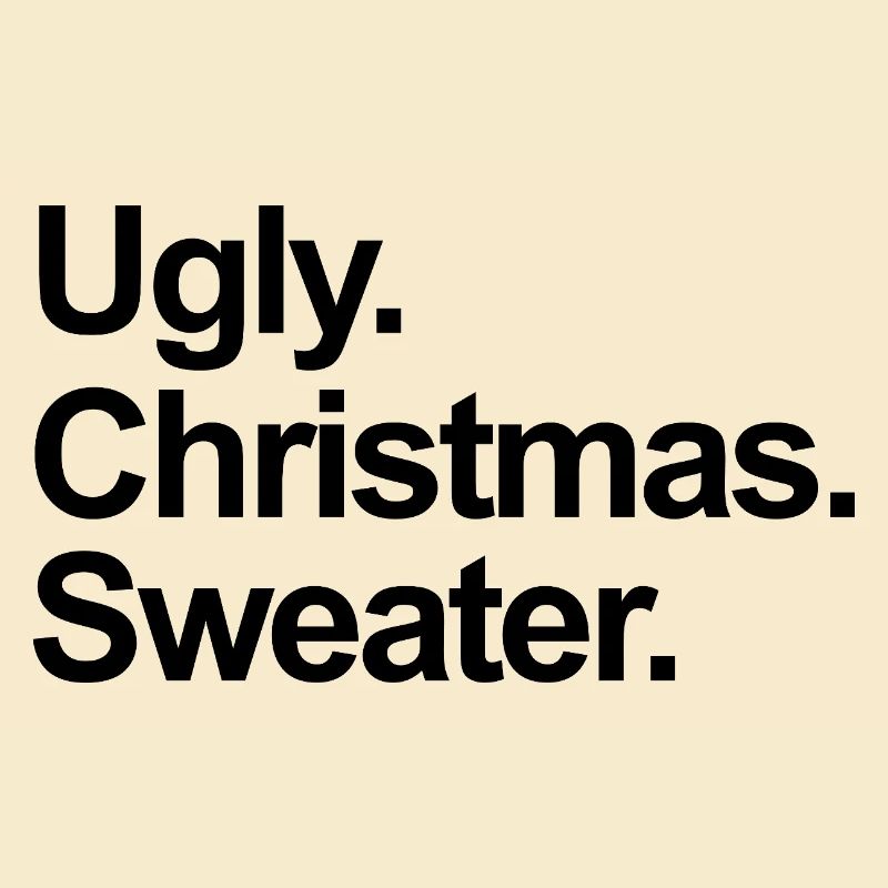Pull de Noël moche