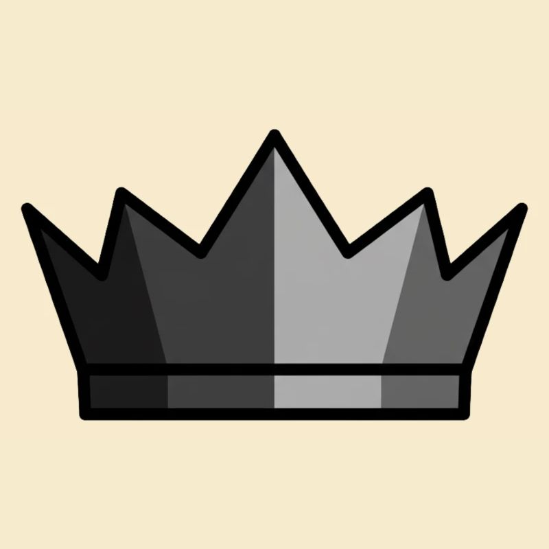 Schwarze Krone King Gaming Logo