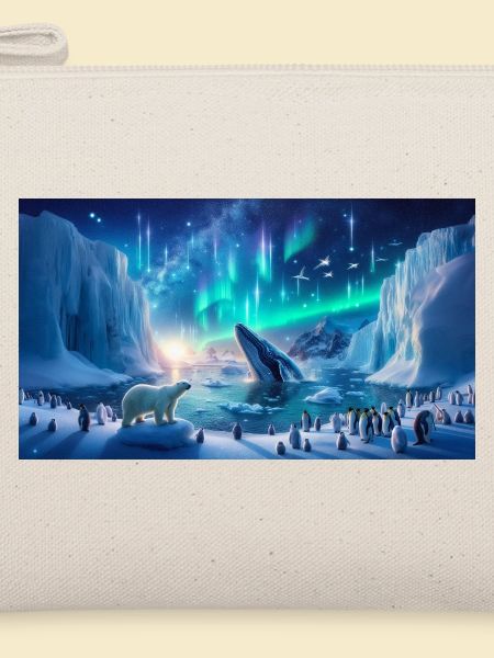 Polarpolarlichter und Wale