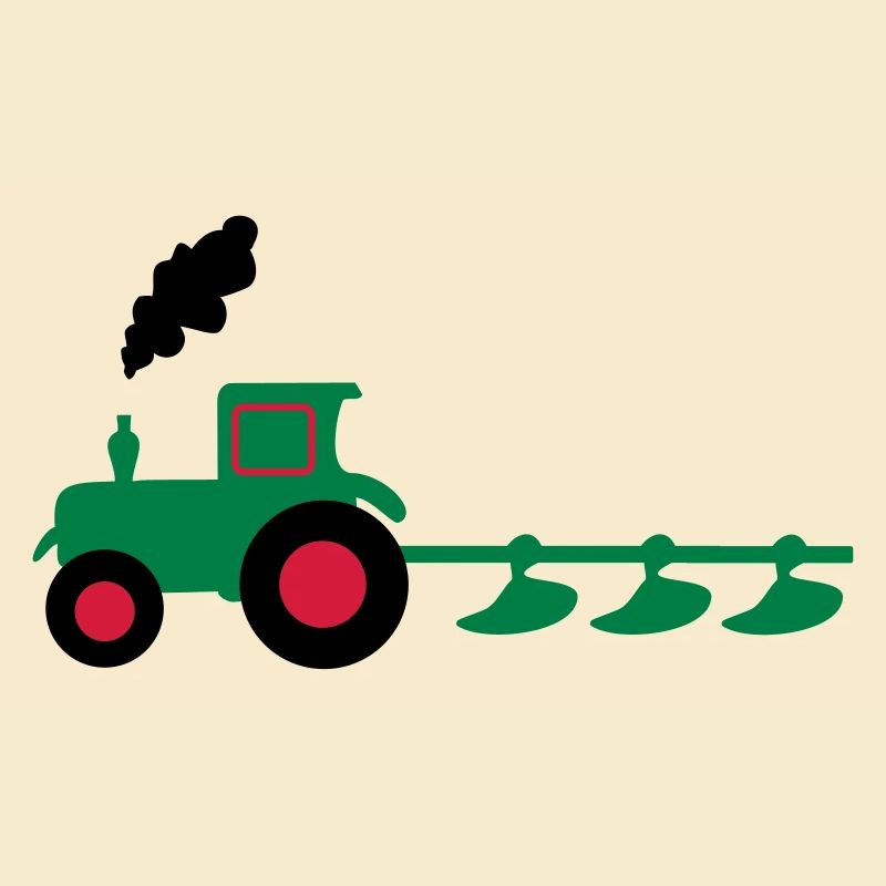 traktor trecker pflug