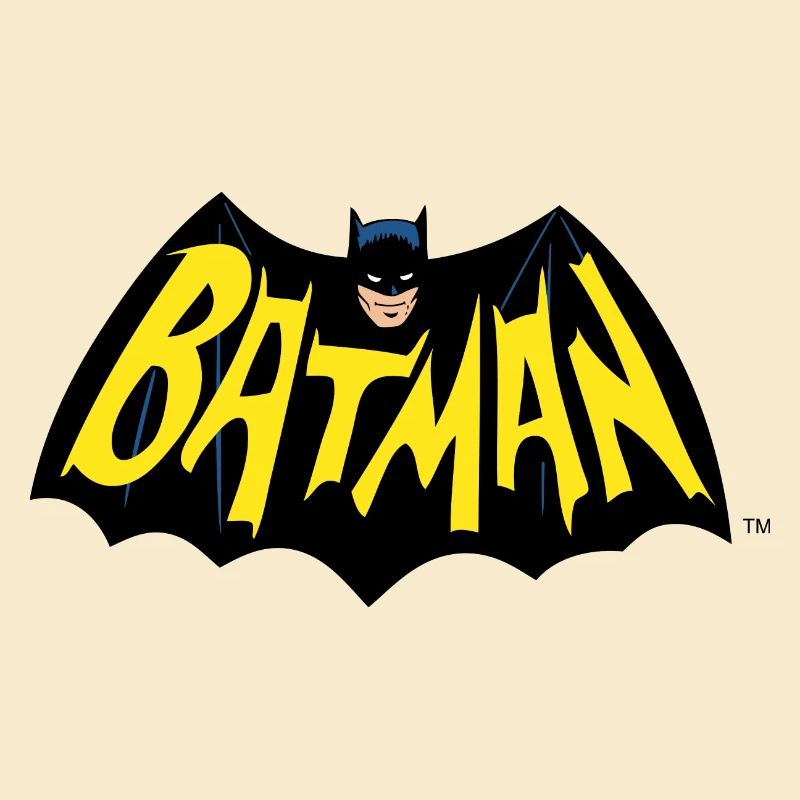 DC Comics Batman Logo Rétro Lettrage