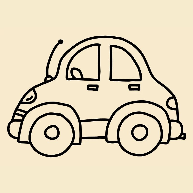 Car drawing car engine gift idea sketch