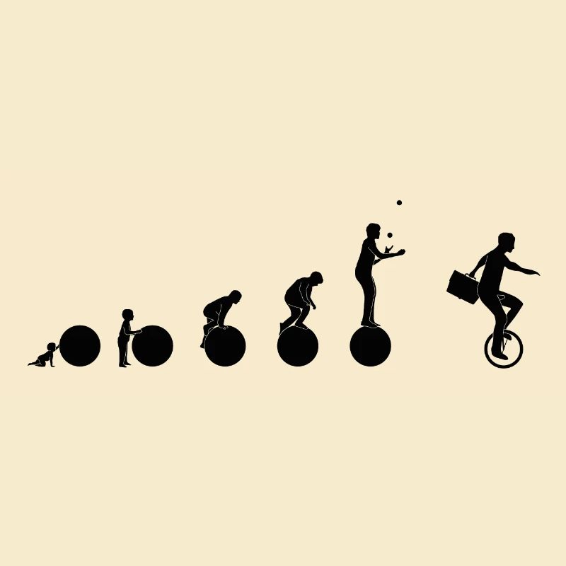 Zirkus evolution Man