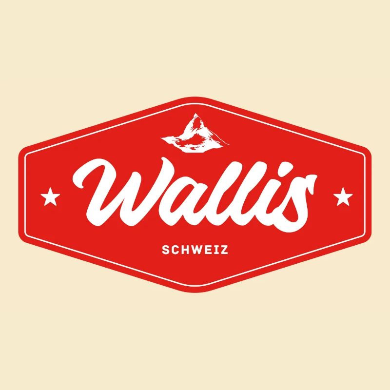 Wallis Alpen Retro Emblem