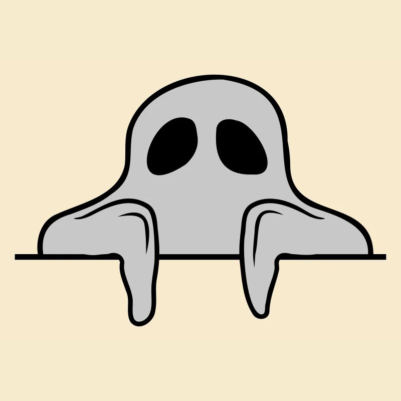 Ghost Behind Wall Comic