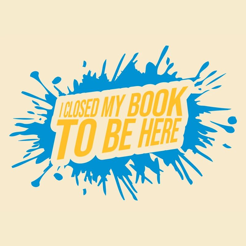 I closed my book