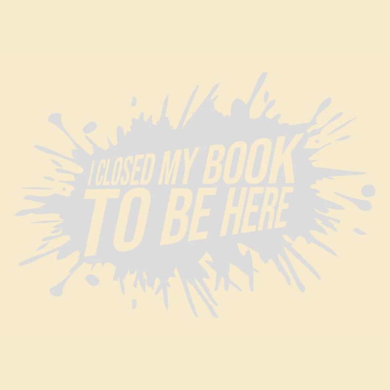 I closed my book