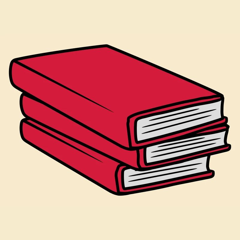 3 Books Stack Design