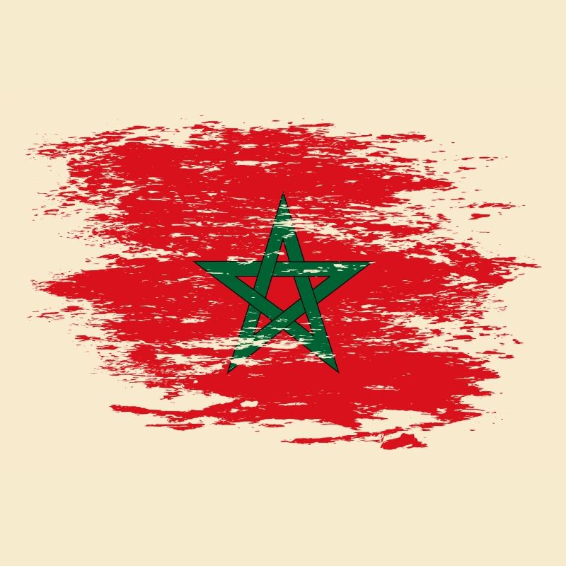 Morocco flag used