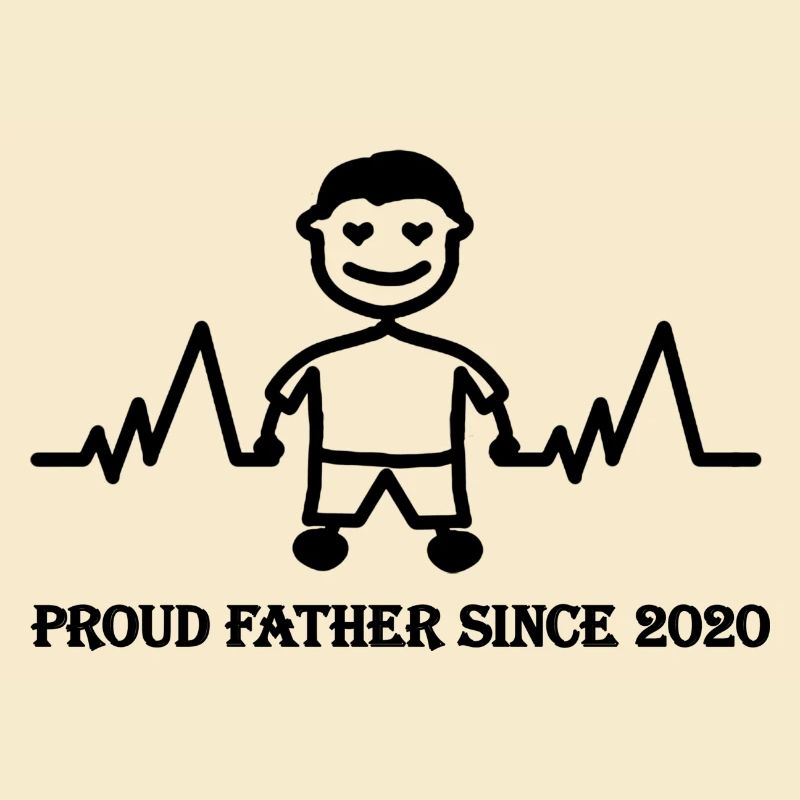 Stolzer Vater seit 2020 eines Jungen