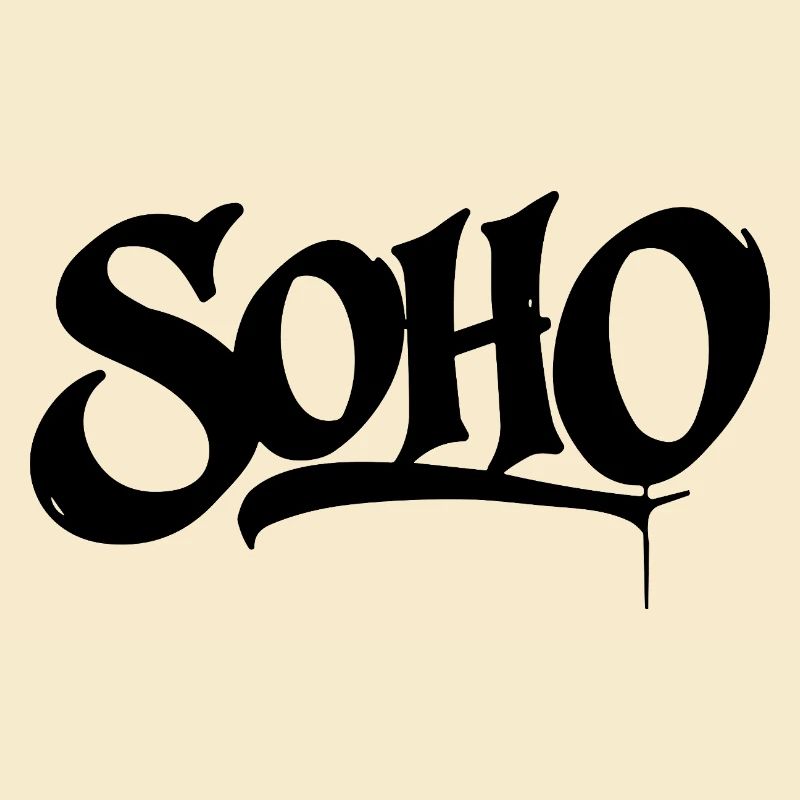 Conception de t-shirts graffiti Soho
