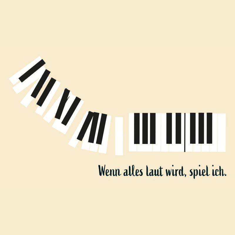 Wenn alles laut wird, spiel ich.