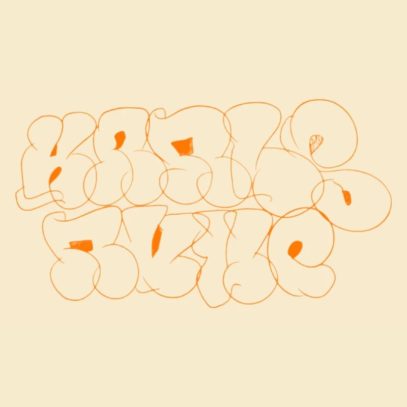 Karlsruhe Style Throw up Bubble Graffiti