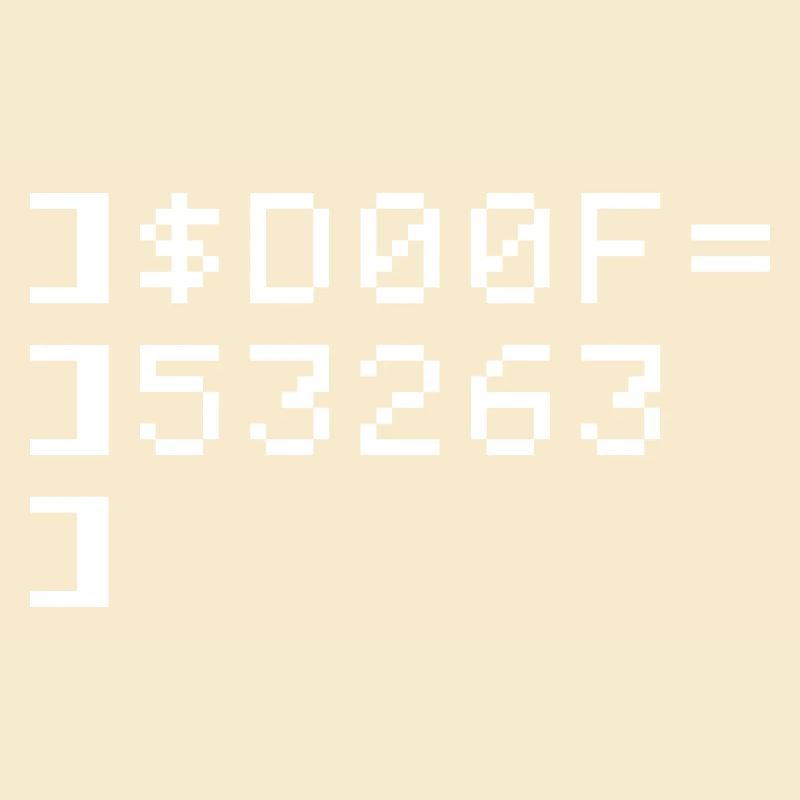 DOOF 8-Bit Code Nerd Pixel Terminal Retro