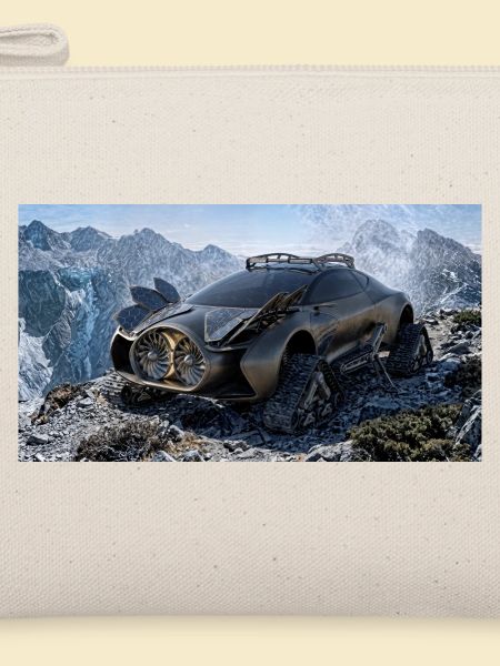 Futuristic All-Terrain Tracked Exploration Vehicle