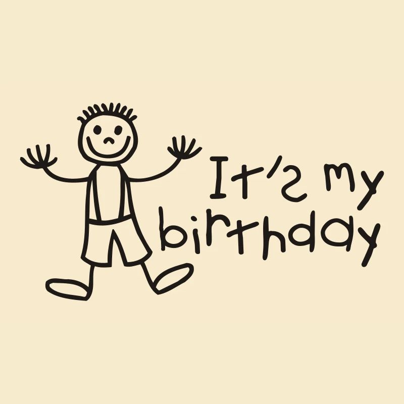 C'est mon anniversaire - Garçon
