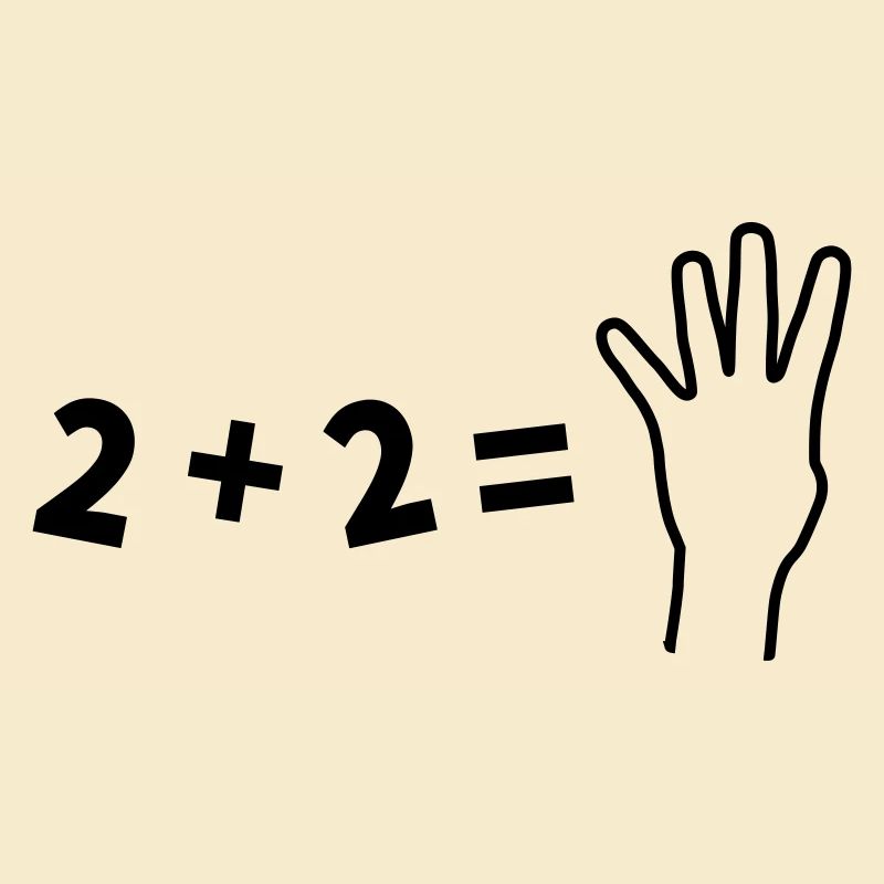 Witziges 2+2=4 Mathematik Shirt