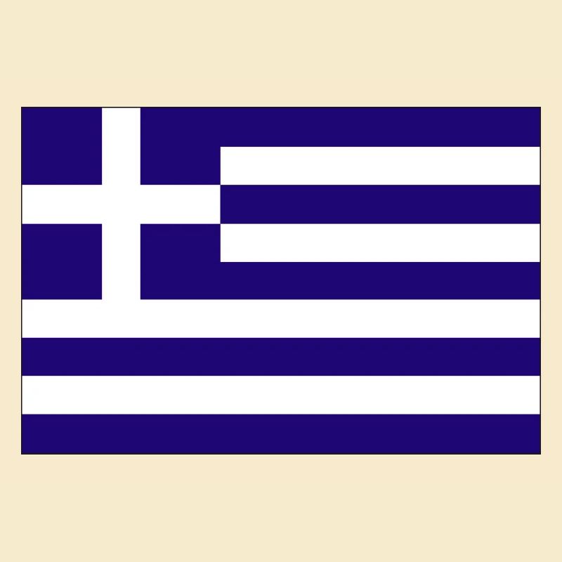 Drapeau du drapeau de la Grèce