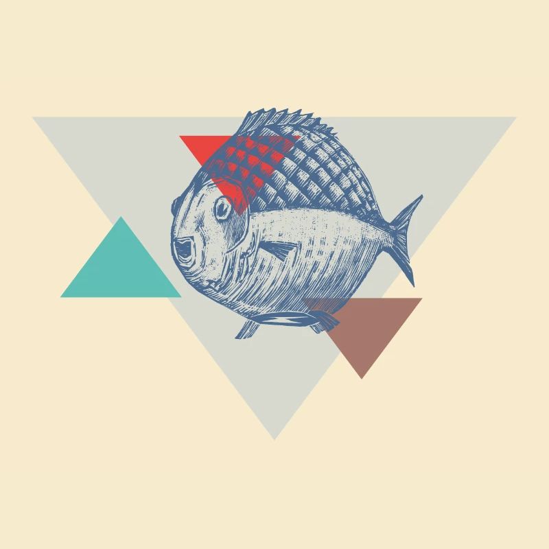 Fish triangle design