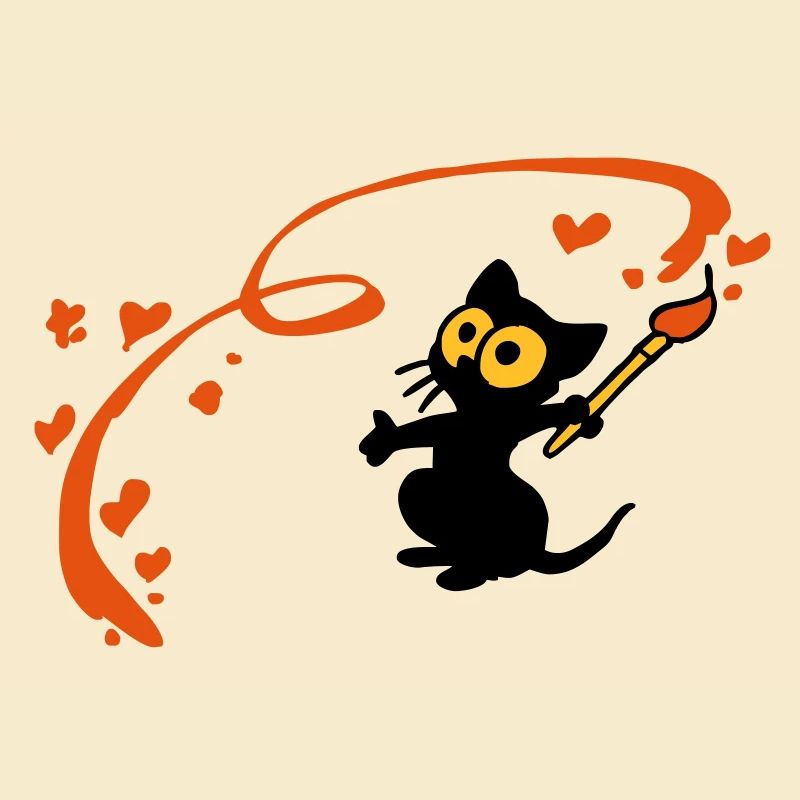 Kitten painter Georgia