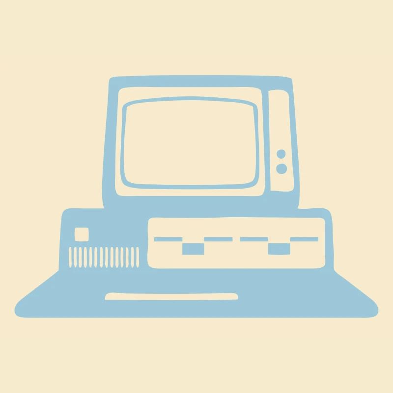ordinateur old school computer ancien 0