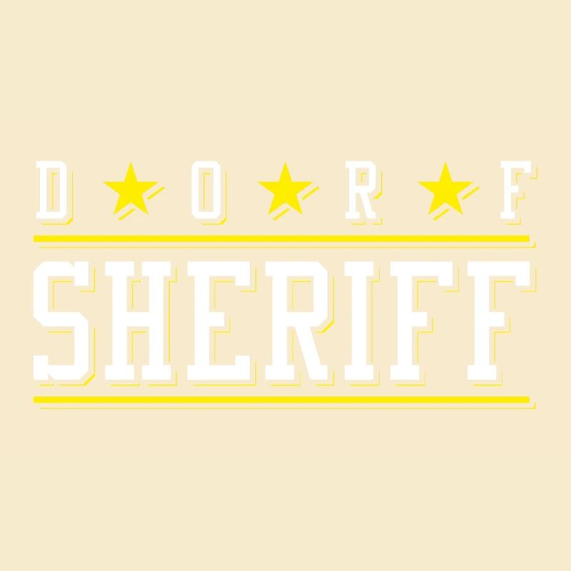 Dorf Sheriff - Polizei Dorf Polizist Hilfssherriff