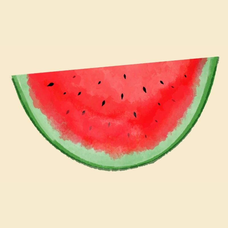 Aquarelle pastèque