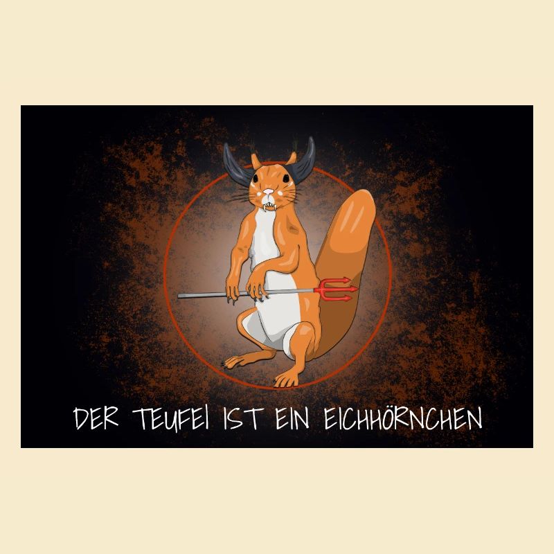 The Devil is a Squirrel Horror Halloween