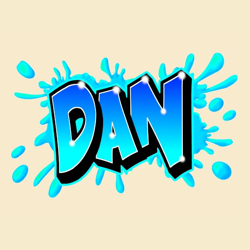 Graffiti "DAN" printed on any medium!