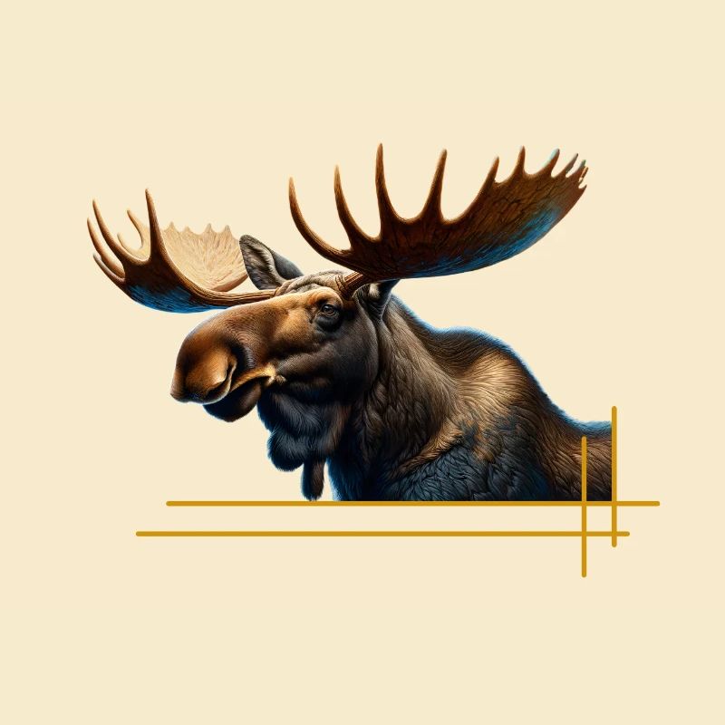 Le roi de la forêt, l’orignal