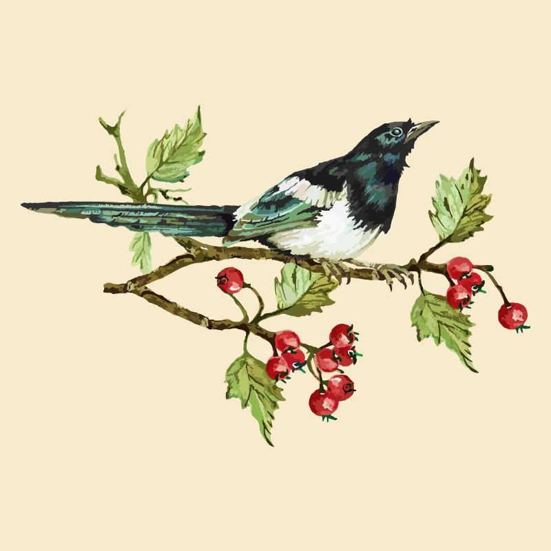 Bunter Vogel