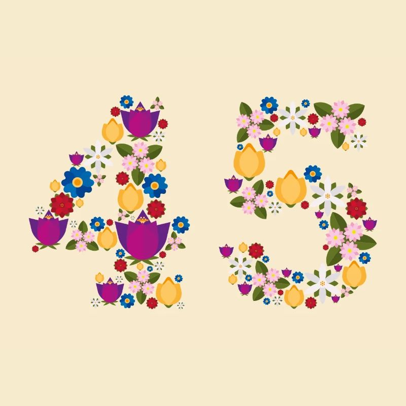 Fleurs 45