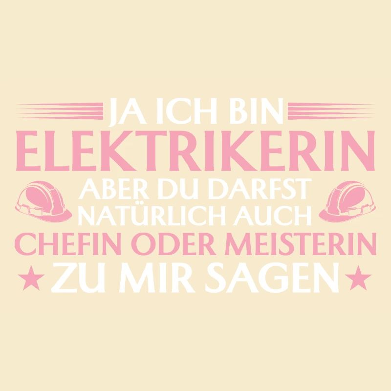 Elekterikerin Chefin oder Meisterin - Handwerkerin