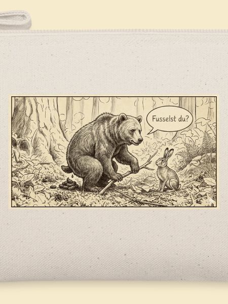 Waldgespräch: Bär und Hase