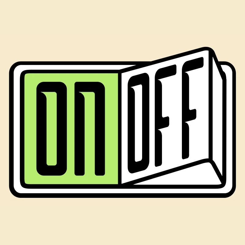 on off switch button button turn off